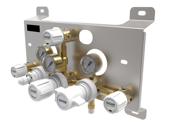 automatic compressed gas manifolds